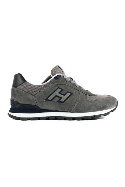 Hammer Jack 19250 Model Unisex Gray Sneakers - 100% Genuine Leather, Peruvian Collar