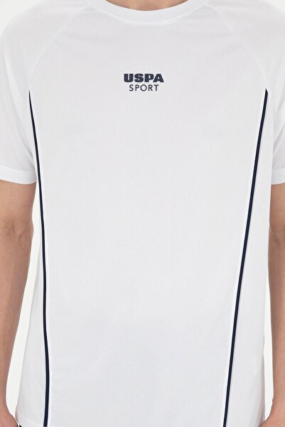 U.S. Polo Assn. Ανδρικό λευκό μπλουζάκι