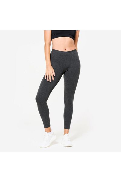 Decathlon Domyos Women's Gray Sports Leggings - Fitness