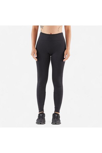Decathlon Kiprun Women's Running Tights - Black - Kiprun Run 500 Confort