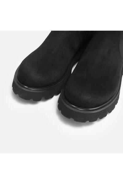 37Numara BÜYÜK NUMARA KADIN EVA TABAN  BOT 41-42-43-44 SİYAH SÜET