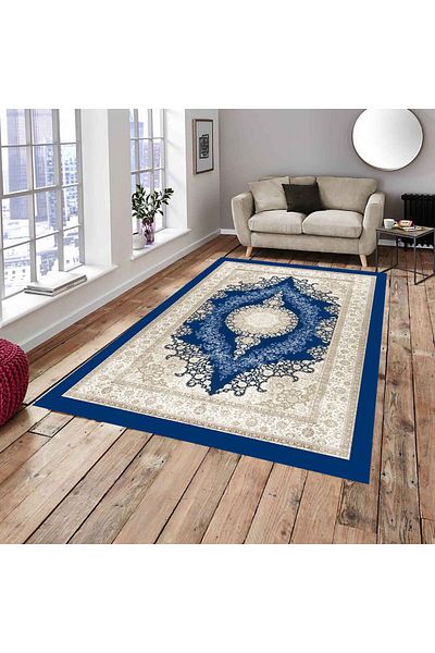 MEKA TEKSTİL Padişah Model Velvet Carpet Cover - Elastic