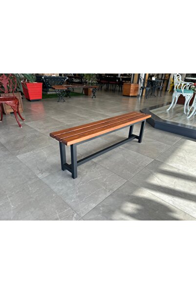 Kural Döküm Metal Ayaklı Ahşap Bench / Soyunma Odası Bankı