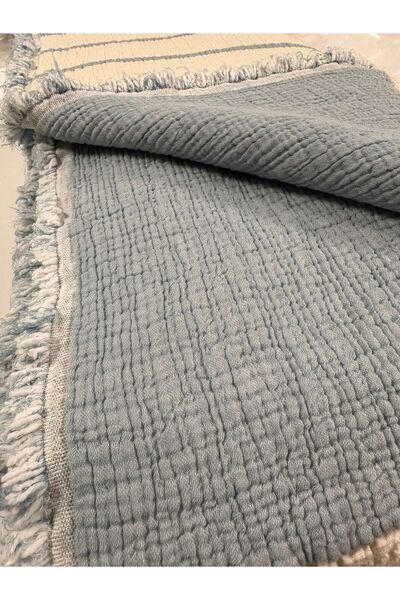 KARAKRAL Elyaf Dolgulu Yatak Örtüsü Battaniye Tek Kişilik 180x230cm