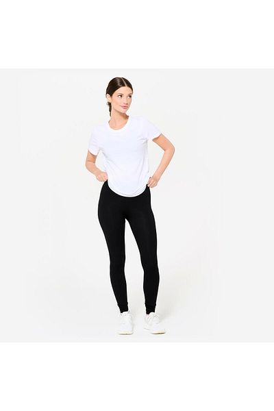 Decathlon Domyos Women's Black Sports Leggings - Fitness