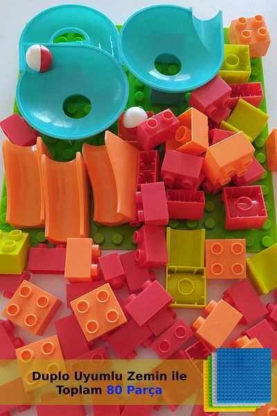Kuzutoys مكعبات تعليمية متوافقة مع ليجو دوبلو من أجل الخيال والمهارات غير المحدودة للأطفال