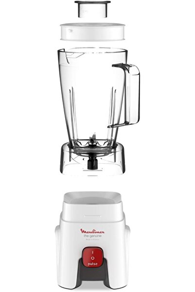 Moulinex Genuine Blender 1.75 L, 500W, 2 Attachments, One Speed + Pulse, White