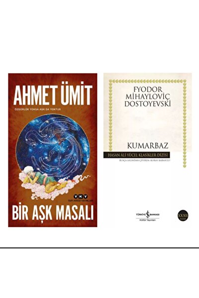 Yapı Kredi Yayınları Bir Aşk Masalı - Ahmet Ümit Kumarbaz - Fyodor Mihayloviç...
