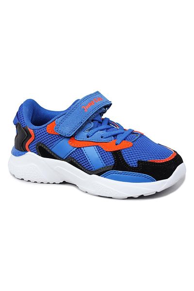 Jump 29189 Velcro Μαύρο - Γκρι Unisex Παιδικά Αθλητικά Παπούτσια Casual Sneakers