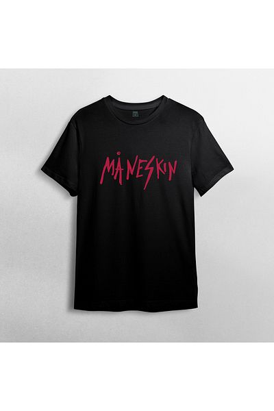 Pixxa Μπλουζάκι Maneskin Crew Neck 100% βαμβακερό μοντέλο 2