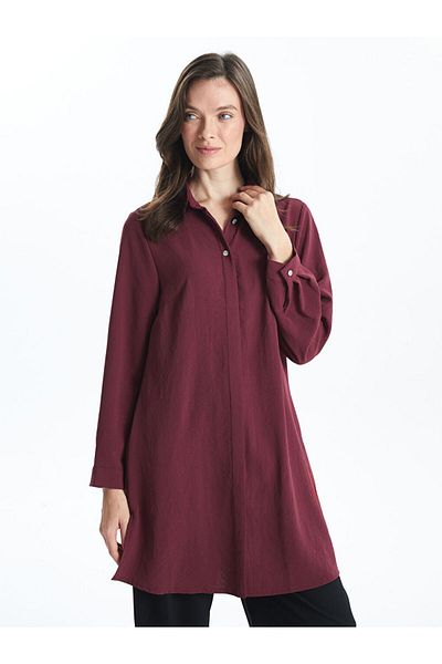 LC Waikiki Lcw Grace Plum Women's Shirt Tunic