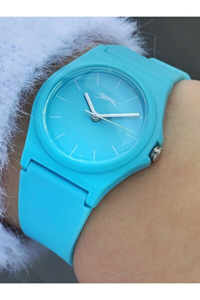 Slazenger Silikon Kordon Turkuaz Renk Kadın Saati SL.09.6571.3.06SZ