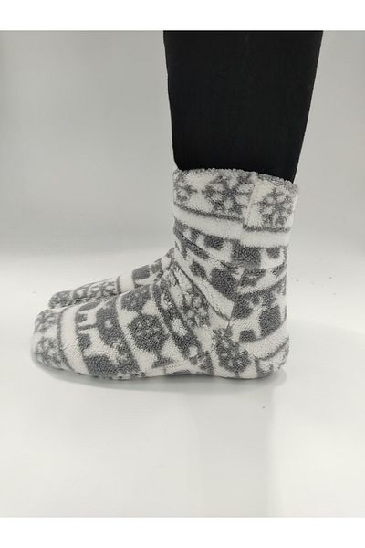 fluffy Wellsoft Soft Fabric with Pattern - Warm, Lightweight and Comfortable Sleep Socks