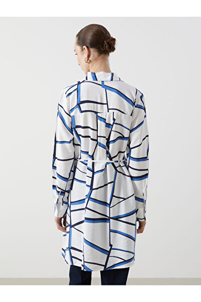 LC Waikiki LCWAIKIKI Класична візерунчаста жіноча туніка з гомлеком