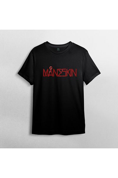 Pixxa Μπλουζάκι Maneskin Crew Neck 100% βαμβακερό μοντέλο 3