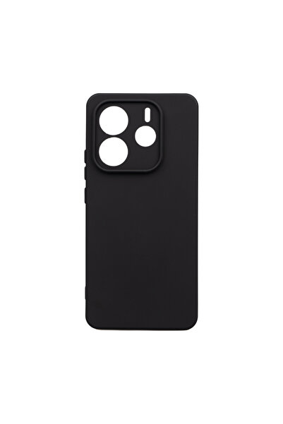 prolysus Xiaomi Redmi Note 14 Kılıf Mat Silikon Koruma Kabı Siyah Kılıf