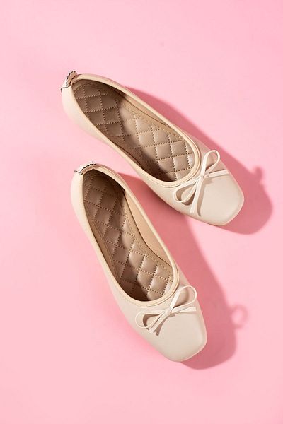 FUGA MODA Balerini Gatto Beige Skin Mini Bow