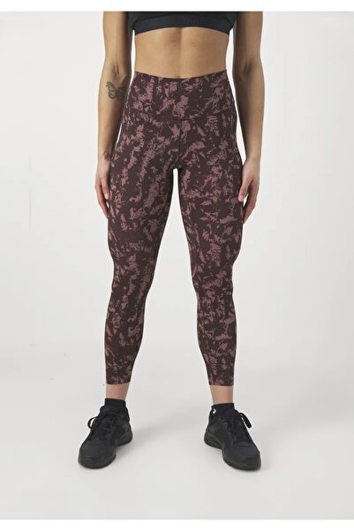 Nike Dri-Fit One High Rise 7/8 Kahverengi Kadın Tayt