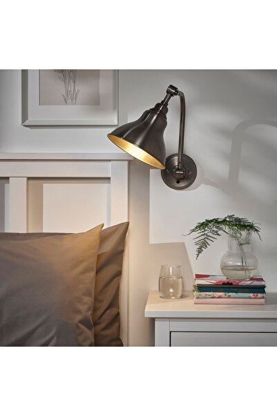 IKEA duvar lambası, kalay efekti