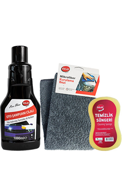Gojo Cilalı Oto Şampuanı Kurulama Havlusu Oto Yıkama Süngeri