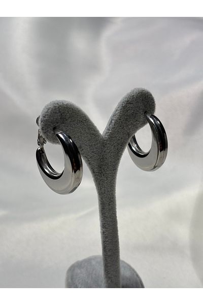 Uzak Işıklar Banner Fır Scissors from Colocot on Thick Crescent Large Silver