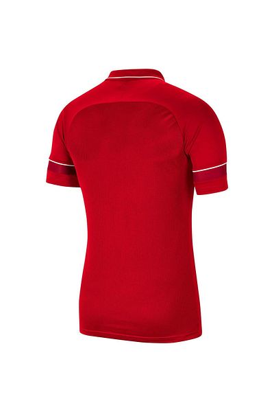 Nike Academy 21 Kids Red Classic Lapel Polo T-Shirt