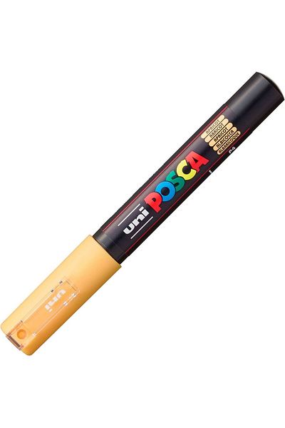 Uni Apricot 0.7 mm Posca Marker - Pc-1M