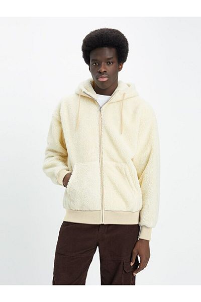 Levi's سويت شيرت شيربا فروستي بسحاب
