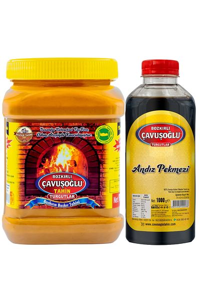 Bozkırlı Çavuşoğlu Double Roasted Bran Crochet Tahini 930 g Çavuşoğlu Andız Molasses 1000 g