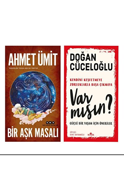 Yapı Kredi Yayınları Bir Aşk Masalı - Ahmet Ümit Var Mısın? - Doğan Cüceloğlu