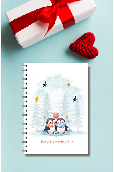 BULUT DİJİTAL POKLON ZA DAN ZALJUBLJENIH I SPIRALNA BILJEŽNICA VELIČINE A5