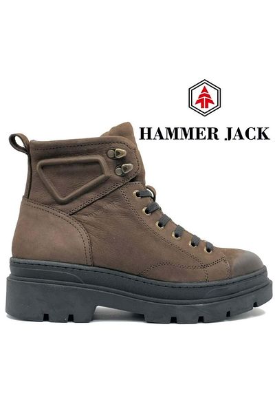 Hammer Jack Hakko 102-24862-M Δερμάτινες Ανδρικές Μπότες - Καφέ, Casual