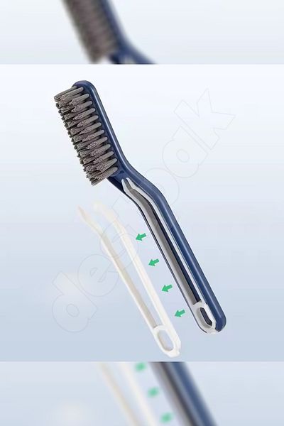 Destpak Multifunctional Joint and Sink Brush with Tweezers - Drain Tweezers - Dip Corner