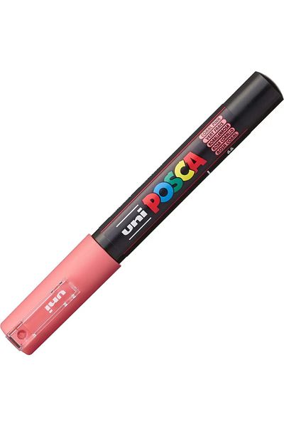 Uni 0.7 mm Coral Pink Posca Marker - Pc-1M