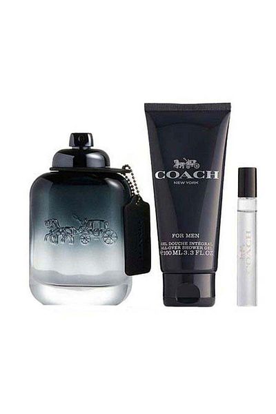 Coach Gift Set EDP 100 Ml, Mini EDP 8 Ml, Shower Gel 100ml