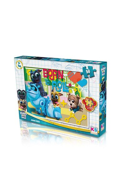 Ks Puzzle PDP709 Cut - Puppy Dog Pals 50 Piece Children's Puzzle