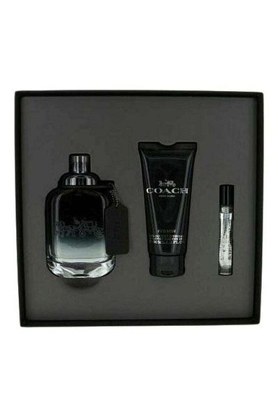 Coach Gift Set EDP 100 Ml, Mini EDP 8 Ml, Shower Gel 100ml
