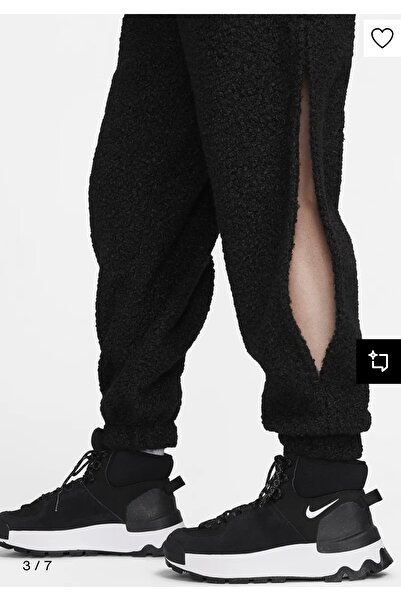 Nike Sportswear Collections Sherpa Mbrshp Siyah Kadın Eşofman Altı