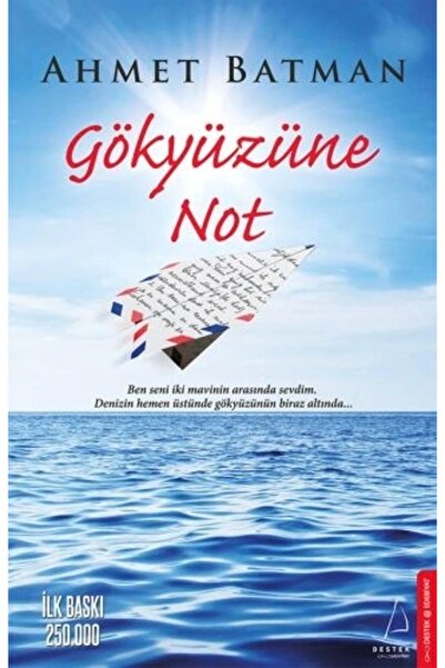 Destek Yayınları Gökyüzüne Not