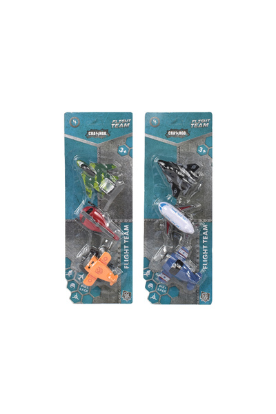 Gogo Çek Bırak Hava Araçları Seti 3lü