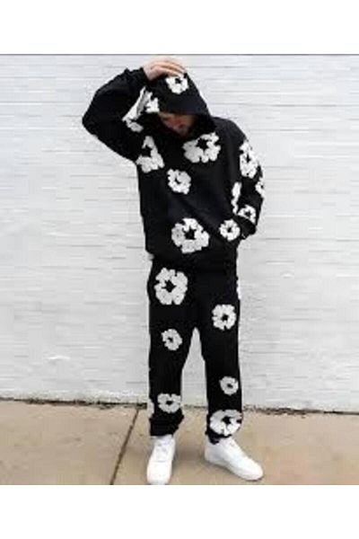 LAND MODA Σετ φόρμας με στάμπα Unisex Oversize TREND