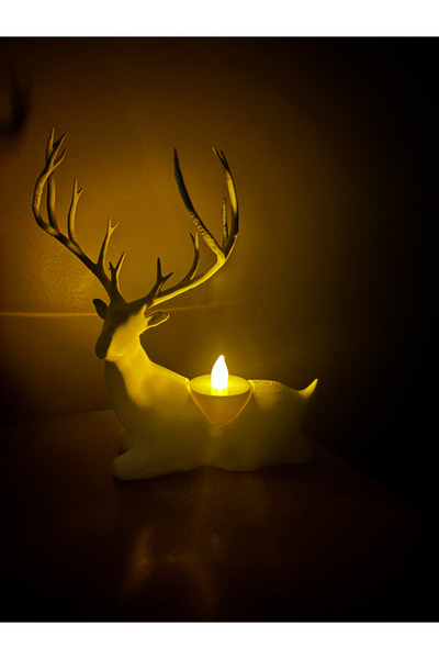 lysiaaccessory Geyik Model Tealight Mumluk