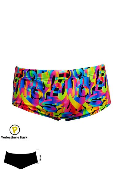 Funky Trunks Color Funk Men's Training Swimsuit, 14cm Trunks