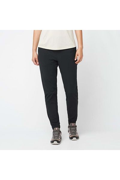 Salomon LC2207 Wayfarer Ease Pantaloni de camping în aer liber pentru femei NEGRI