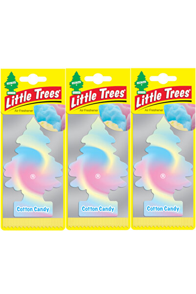 Car Freshner Little Trees Oto Kokusu 3'lü Pamuk Şeker