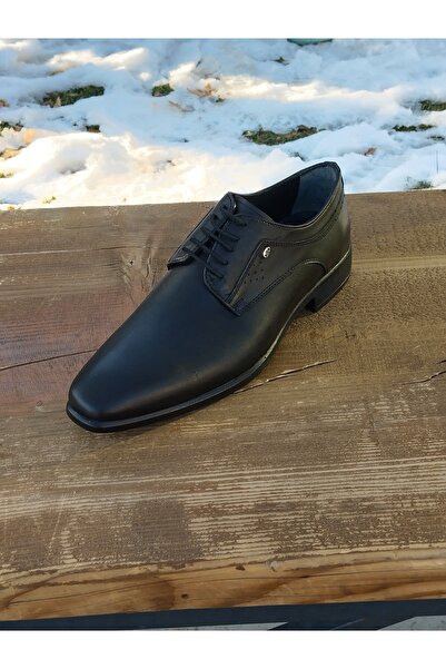 LİCCAS Erkek Mevsimlik  Klasik Kundura Hakiki Deri  Kauççuk Taban Bağlı