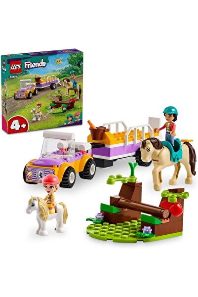 LEGO Friends Horse and Pony Trailer Set, Animal Building Toys for 4 Plus Year...