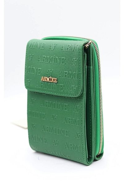 Armine Green Laser Women's Evening Dress Shoulder Bag - Chain Strap 266