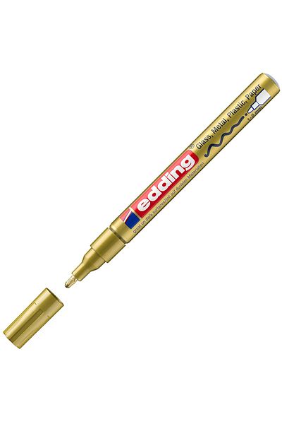 Edding Round Tip Marker Decor Paint - 1-2 mm Gold 751Cr