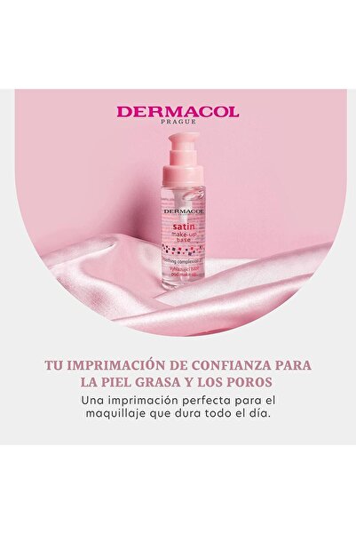 Dermacol 30ml Satin Makeup Base - Smooth Primer Mat, Covers Stretch Marks and Lines